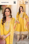 18 Attitude Nazakat Maslin Anarkali Kurti With Bottom Dupatta Suppliers In India